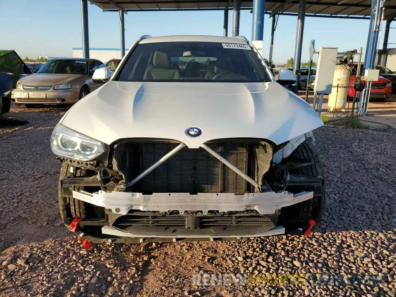 5 Фотография поврежденного автомобиля 5UXTY3C00L9C41383 BMW X3 2020