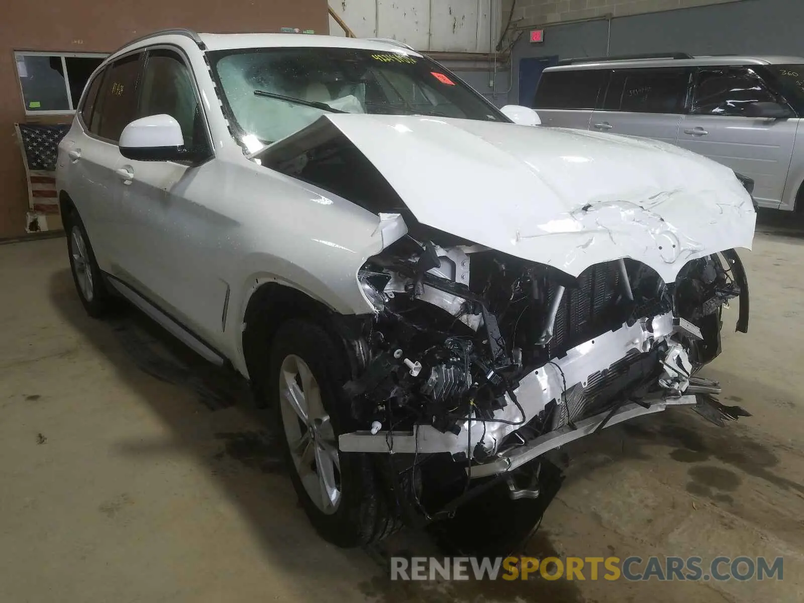 1 Photograph of a damaged car 5UXTY3C00LLU72588 BMW X3 2020