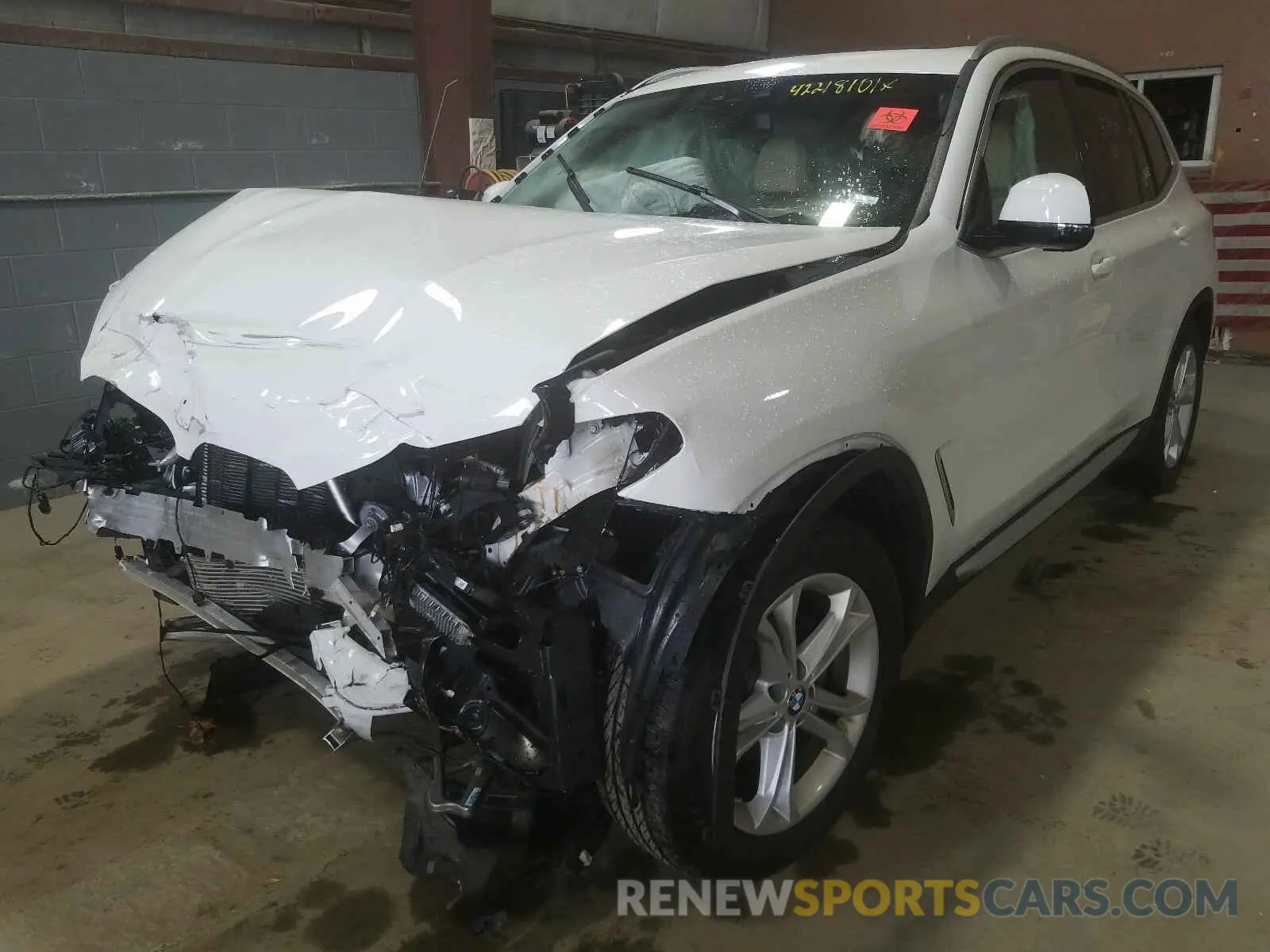 2 Photograph of a damaged car 5UXTY3C00LLU72588 BMW X3 2020