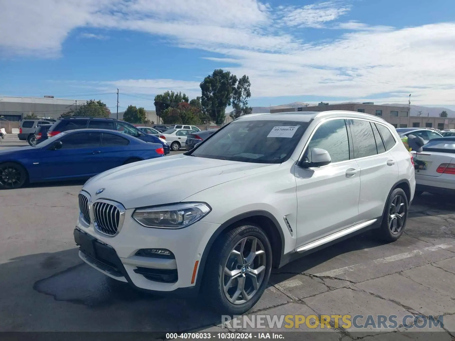 2 Photograph of a damaged car 5UXTY3C01L9B65494 BMW X3 2020