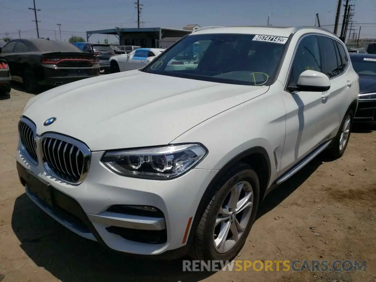 2 Photograph of a damaged car 5UXTY3C01L9C01457 BMW X3 2020