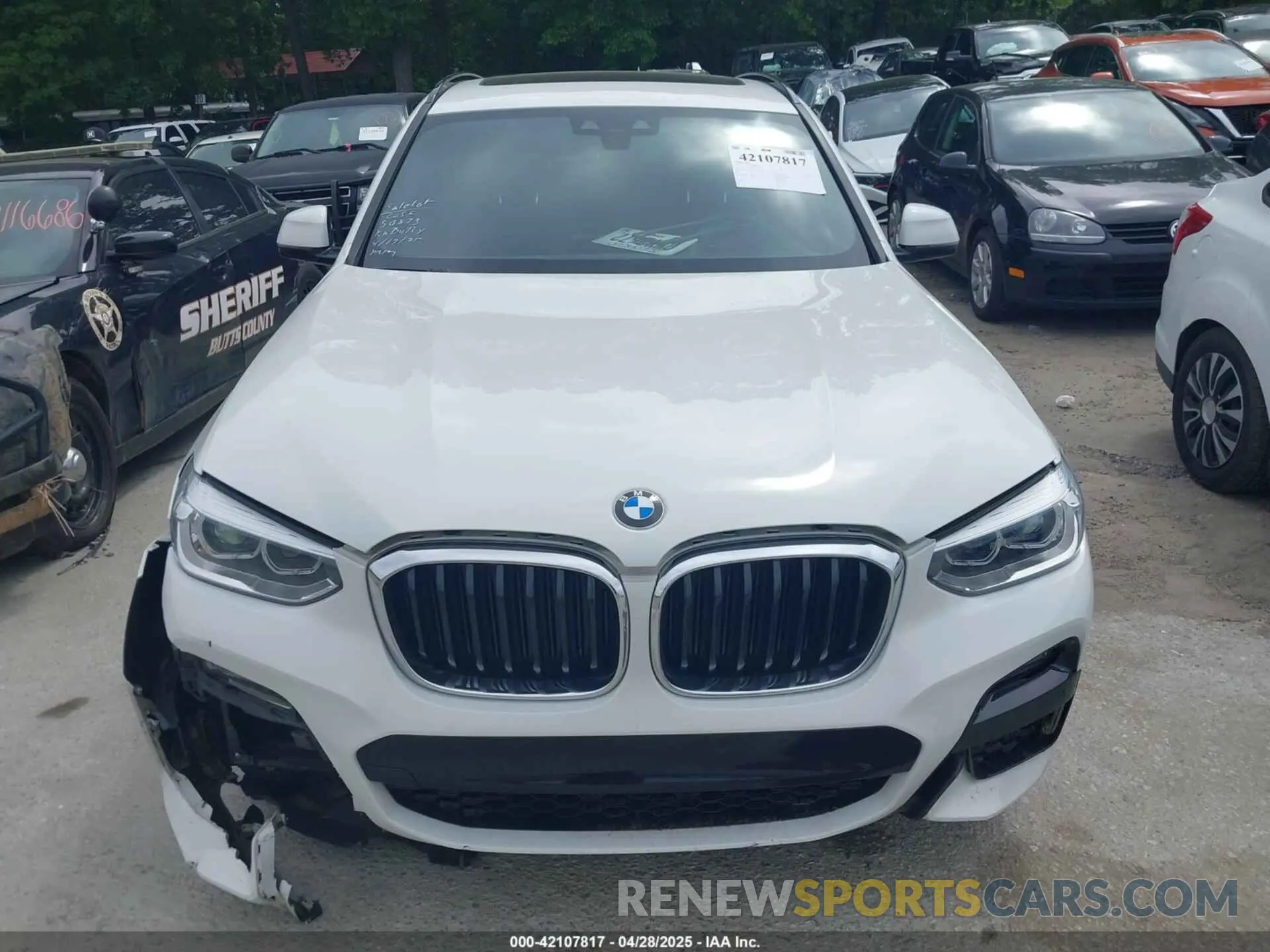 11 Фотография поврежденного автомобиля 5UXTY3C01L9C44244 BMW X3 2020