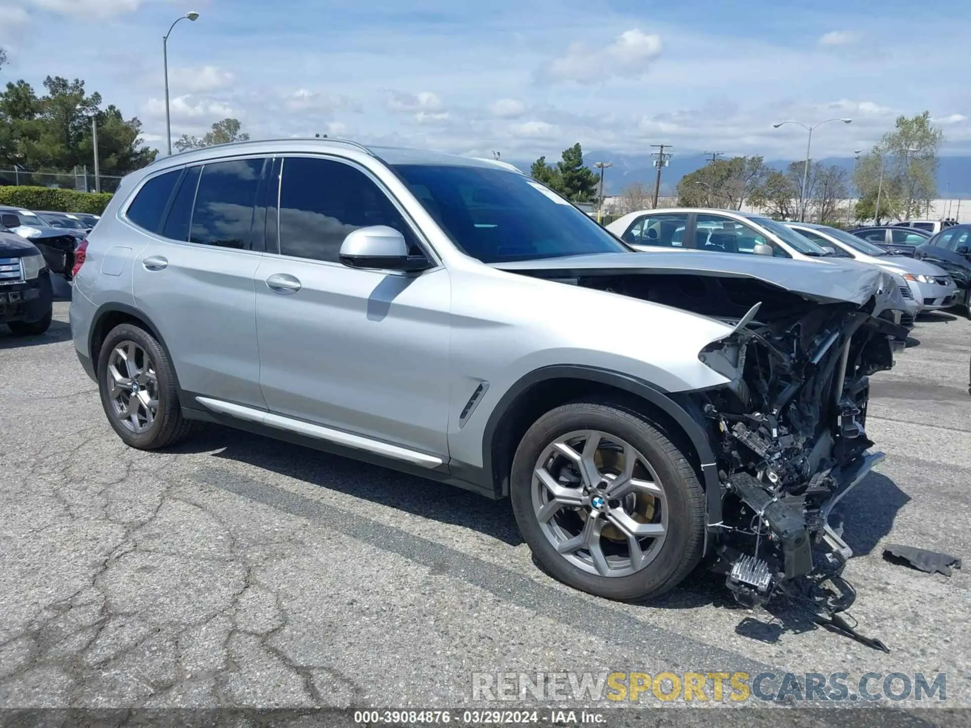 1 Фотография поврежденного автомобиля 5UXTY3C02L9B41141 BMW X3 2020