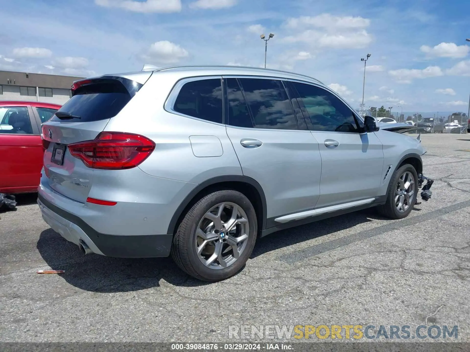 4 Фотография поврежденного автомобиля 5UXTY3C02L9B41141 BMW X3 2020