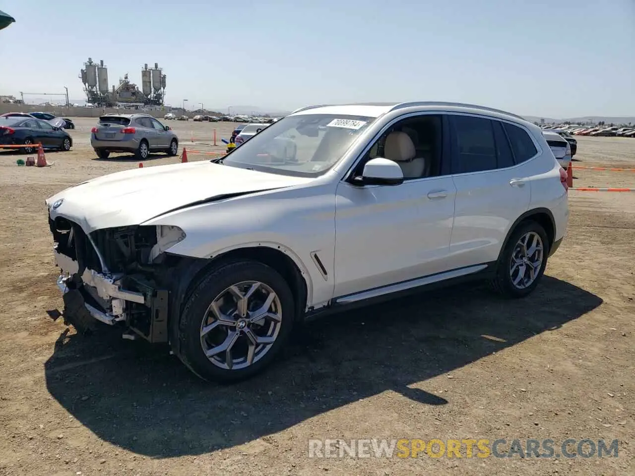 1 Photograph of a damaged car 5UXTY3C02L9C08126 BMW X3 2020