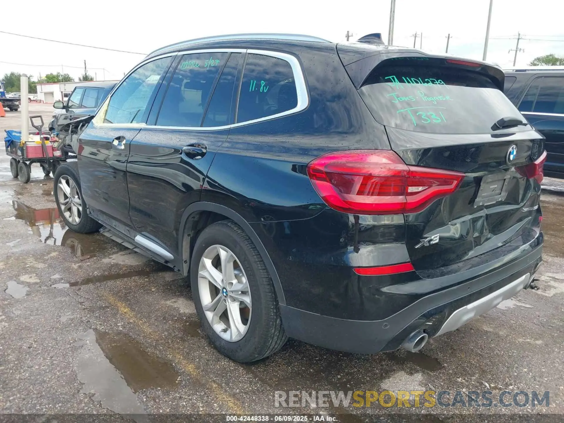 3 Photograph of a damaged car 5UXTY3C02LLE55407 BMW X3 2020