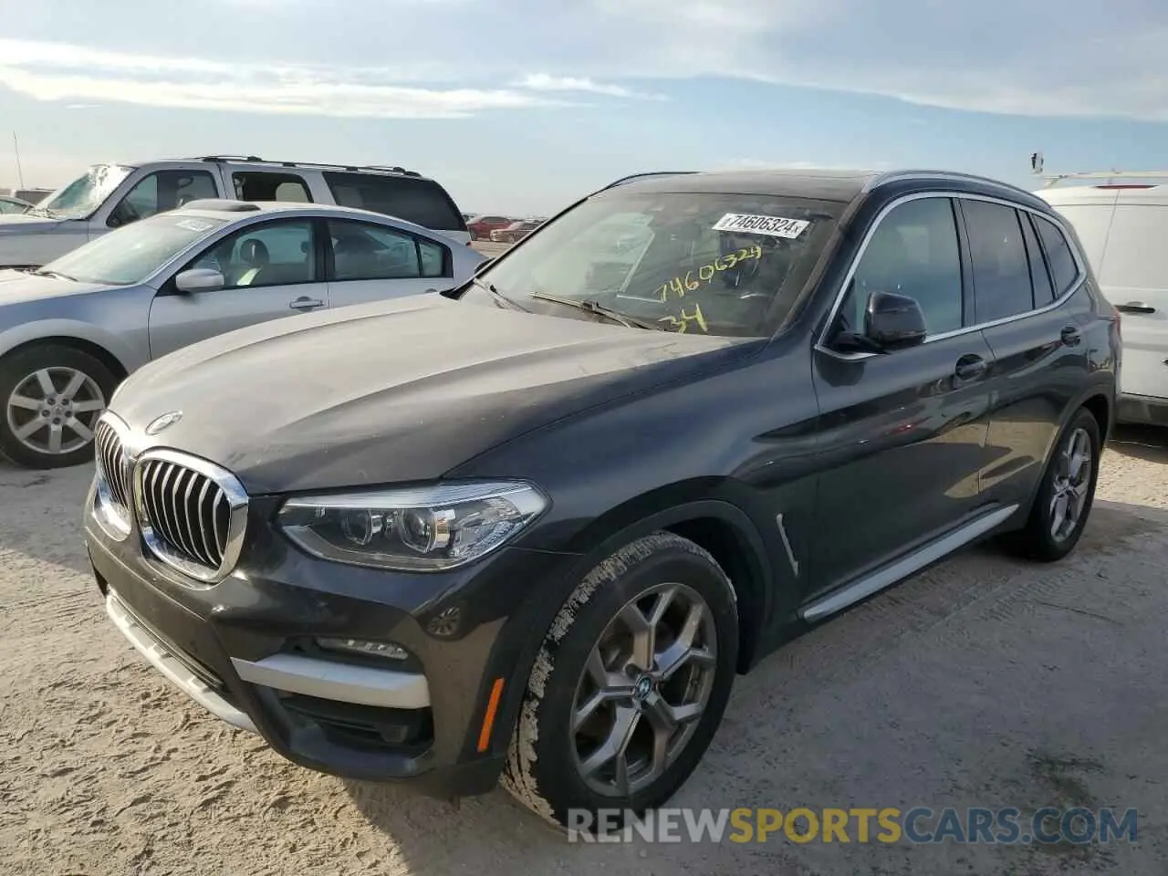 1 Photograph of a damaged car 5UXTY3C02LLU72222 BMW X3 2020