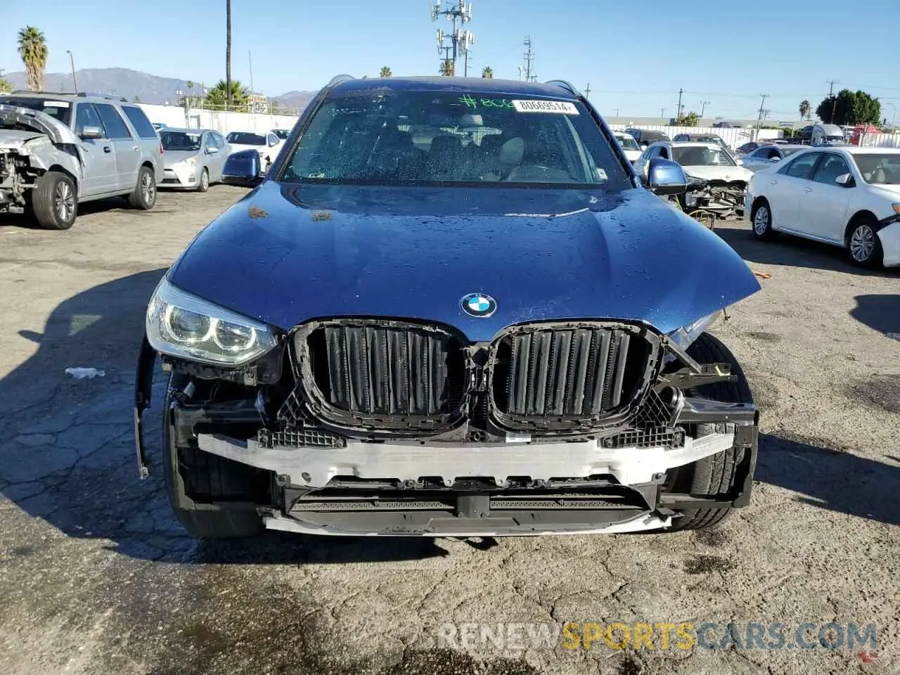 5 Photograph of a damaged car 5UXTY3C03L9B49233 BMW X3 2020