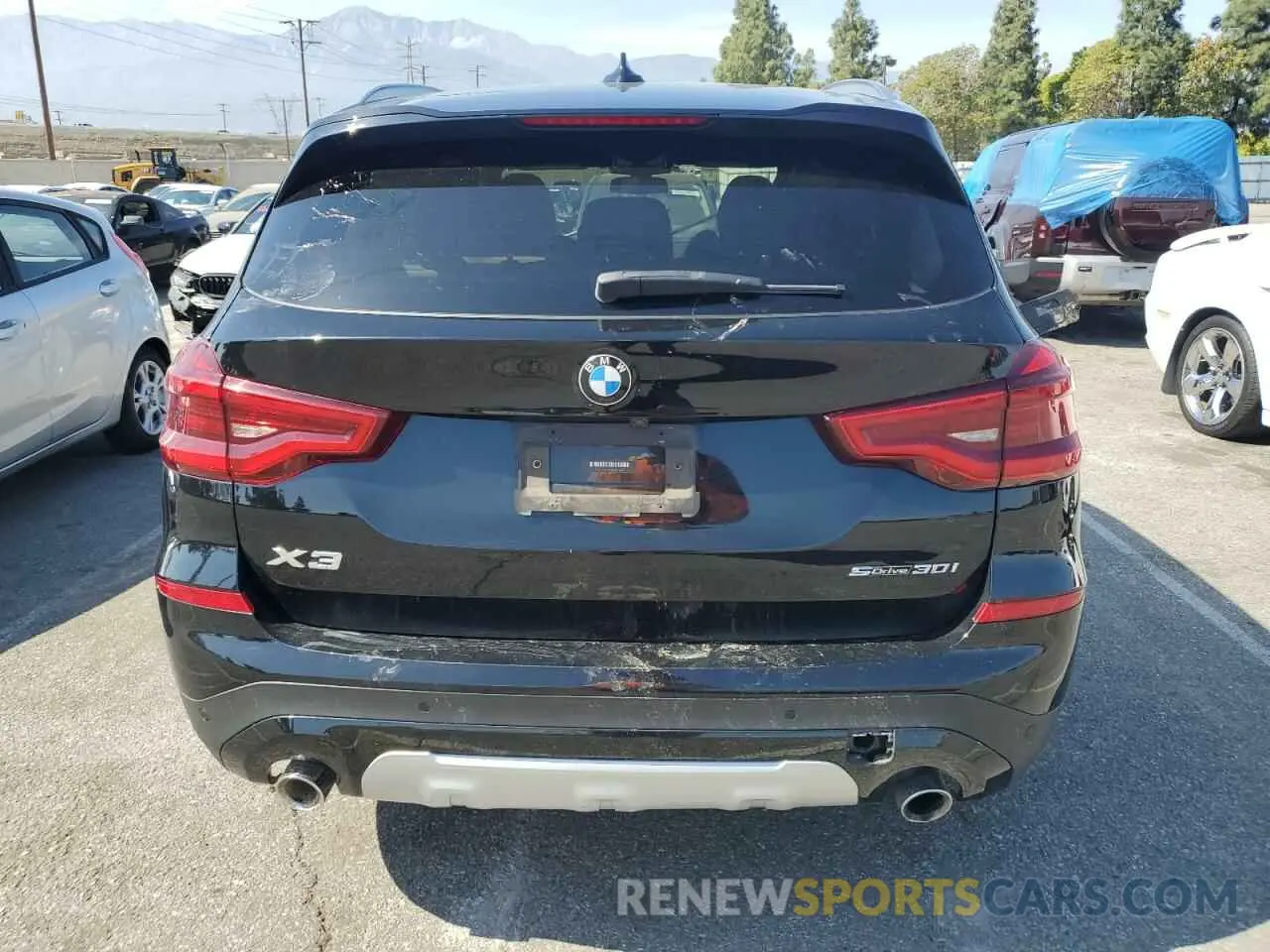 6 Фотография поврежденного автомобиля 5UXTY3C03L9C81246 BMW X3 2020
