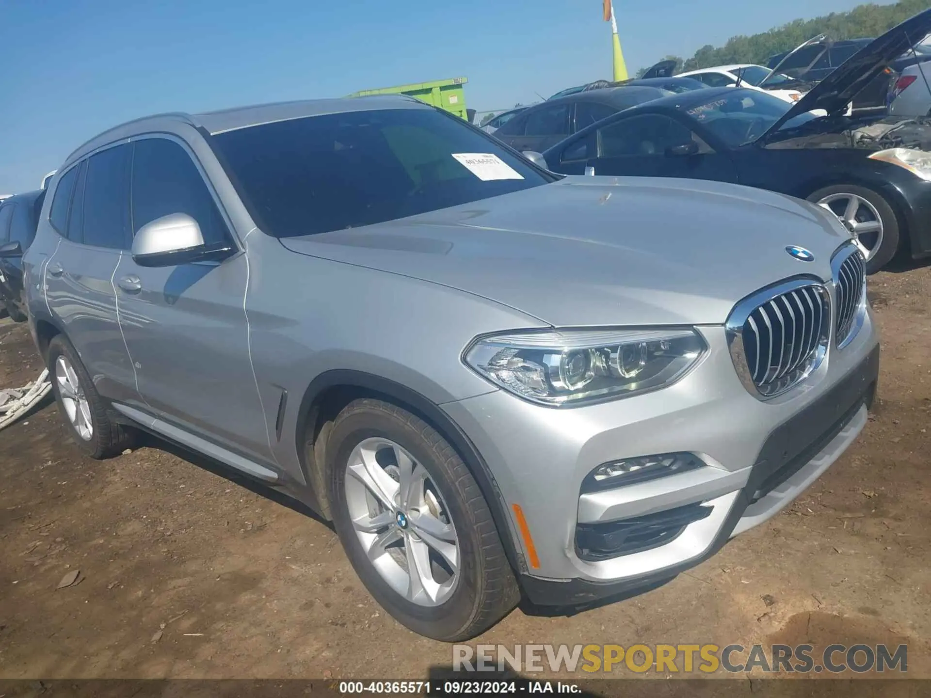 1 Photograph of a damaged car 5UXTY3C03LLU71130 BMW X3 2020