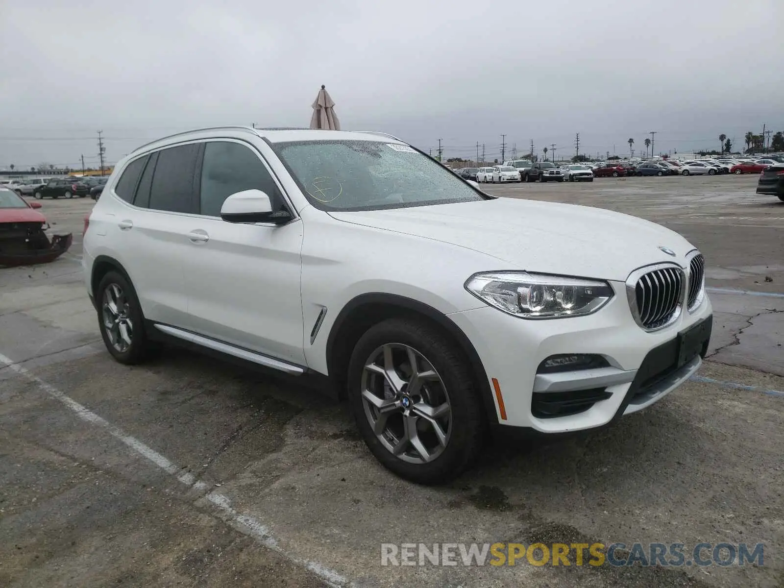 1 Photograph of a damaged car 5UXTY3C04L9B10053 BMW X3 2020