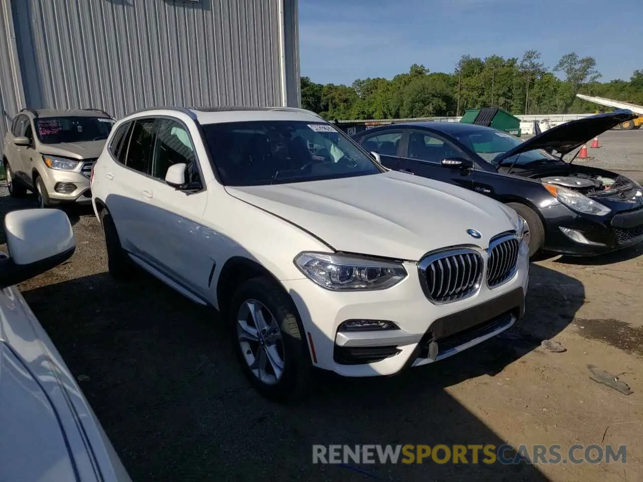1 Photograph of a damaged car 5UXTY3C04L9C30399 BMW X3 2020