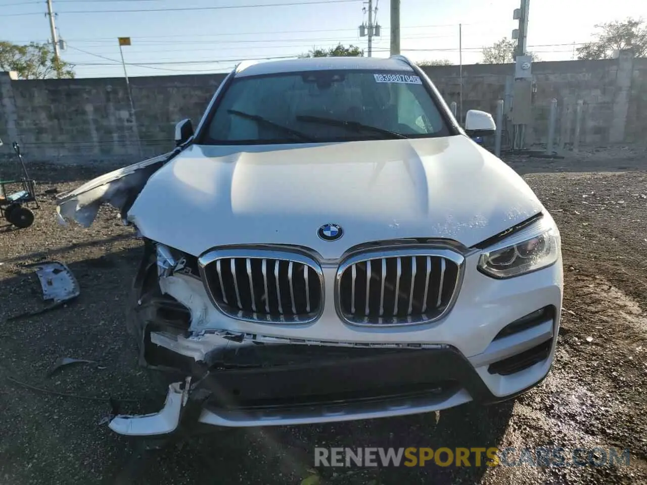 5 Фотография поврежденного автомобиля 5UXTY3C04L9C62138 BMW X3 2020