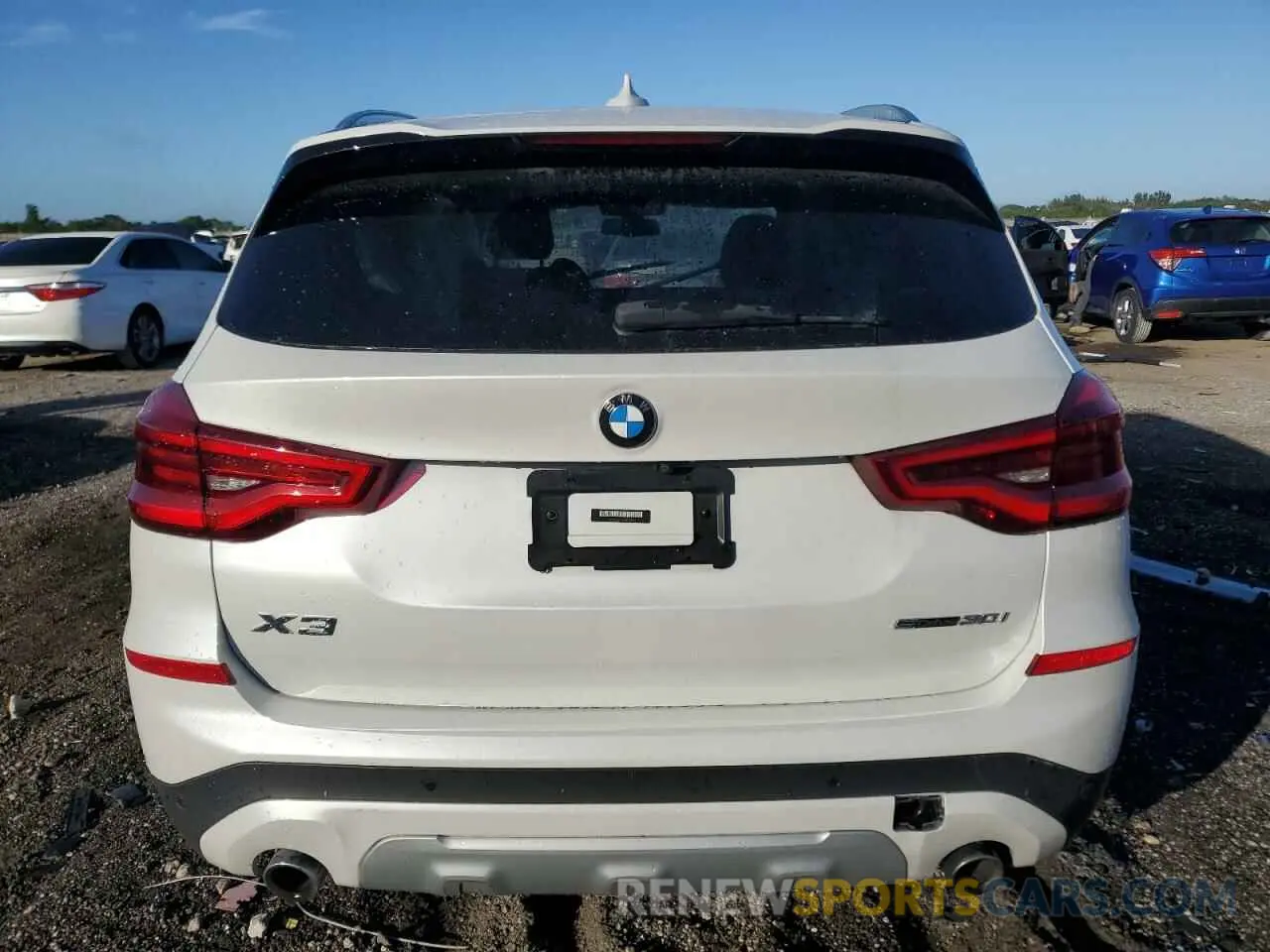6 Фотография поврежденного автомобиля 5UXTY3C04L9C62138 BMW X3 2020