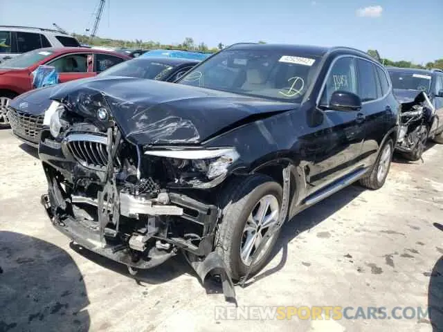 2 Photograph of a damaged car 5UXTY3C04L9D09085 BMW X3 2020