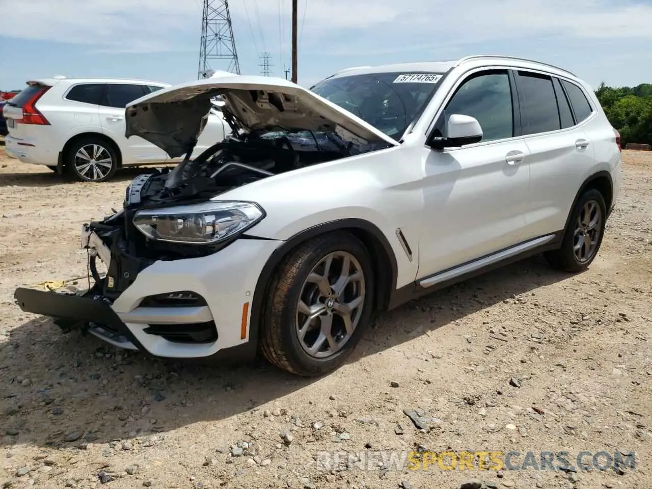 1 Photograph of a damaged car 5UXTY3C04L9D42328 BMW X3 2020