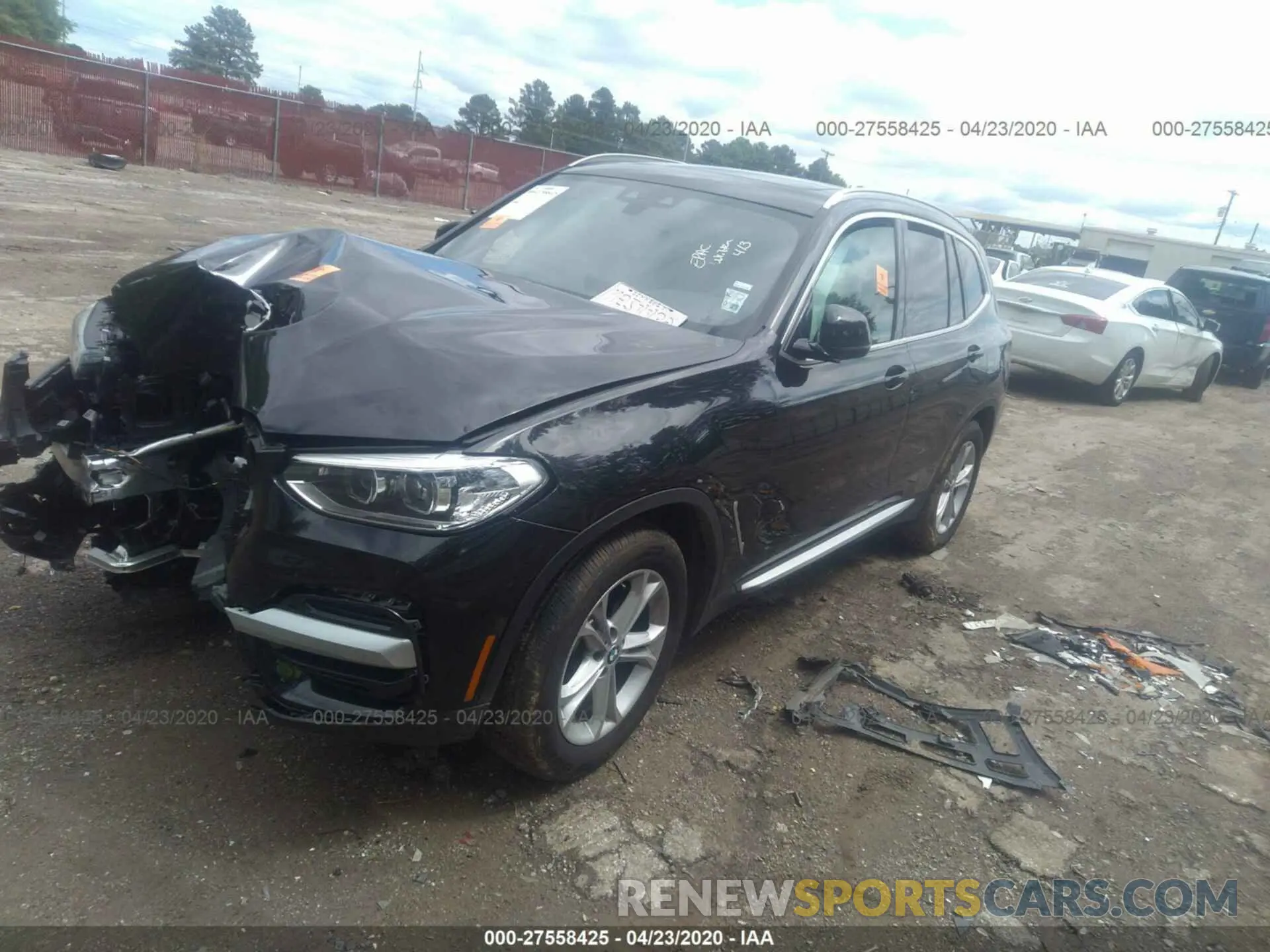 2 Photograph of a damaged car 5UXTY3C04LLU72741 BMW X3 2020