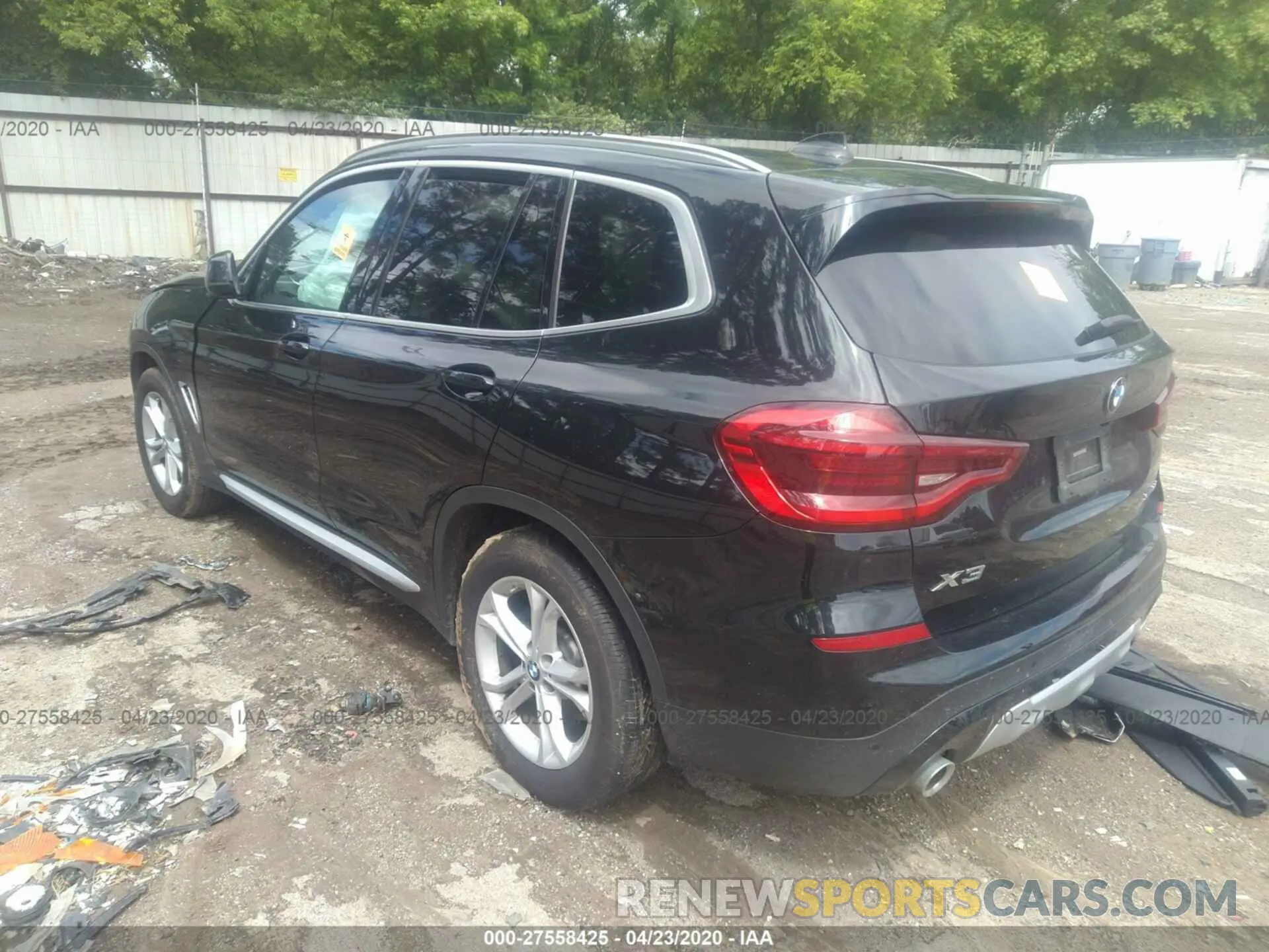 3 Photograph of a damaged car 5UXTY3C04LLU72741 BMW X3 2020