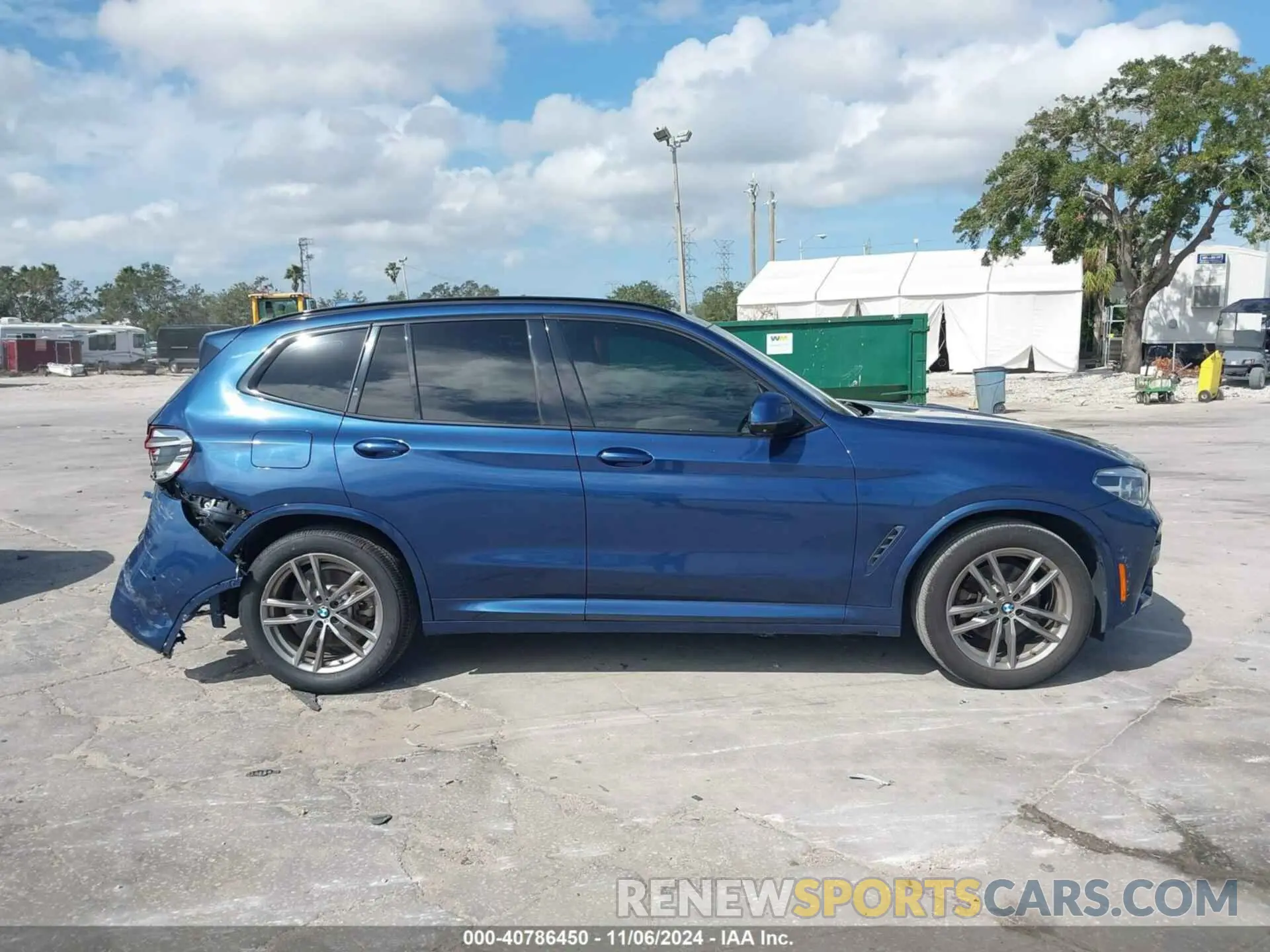 13 Photograph of a damaged car 5UXTY3C05L9C54274 BMW X3 2020