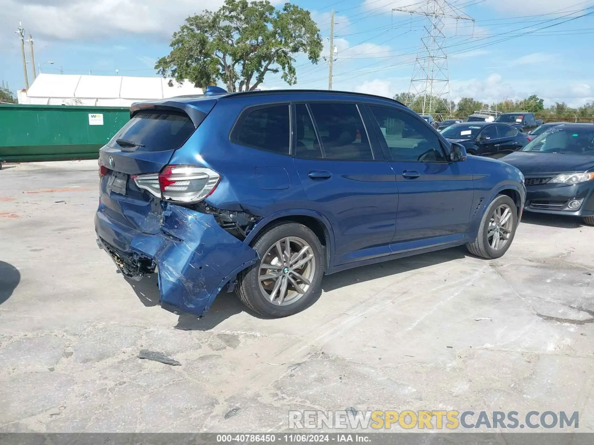 4 Photograph of a damaged car 5UXTY3C05L9C54274 BMW X3 2020