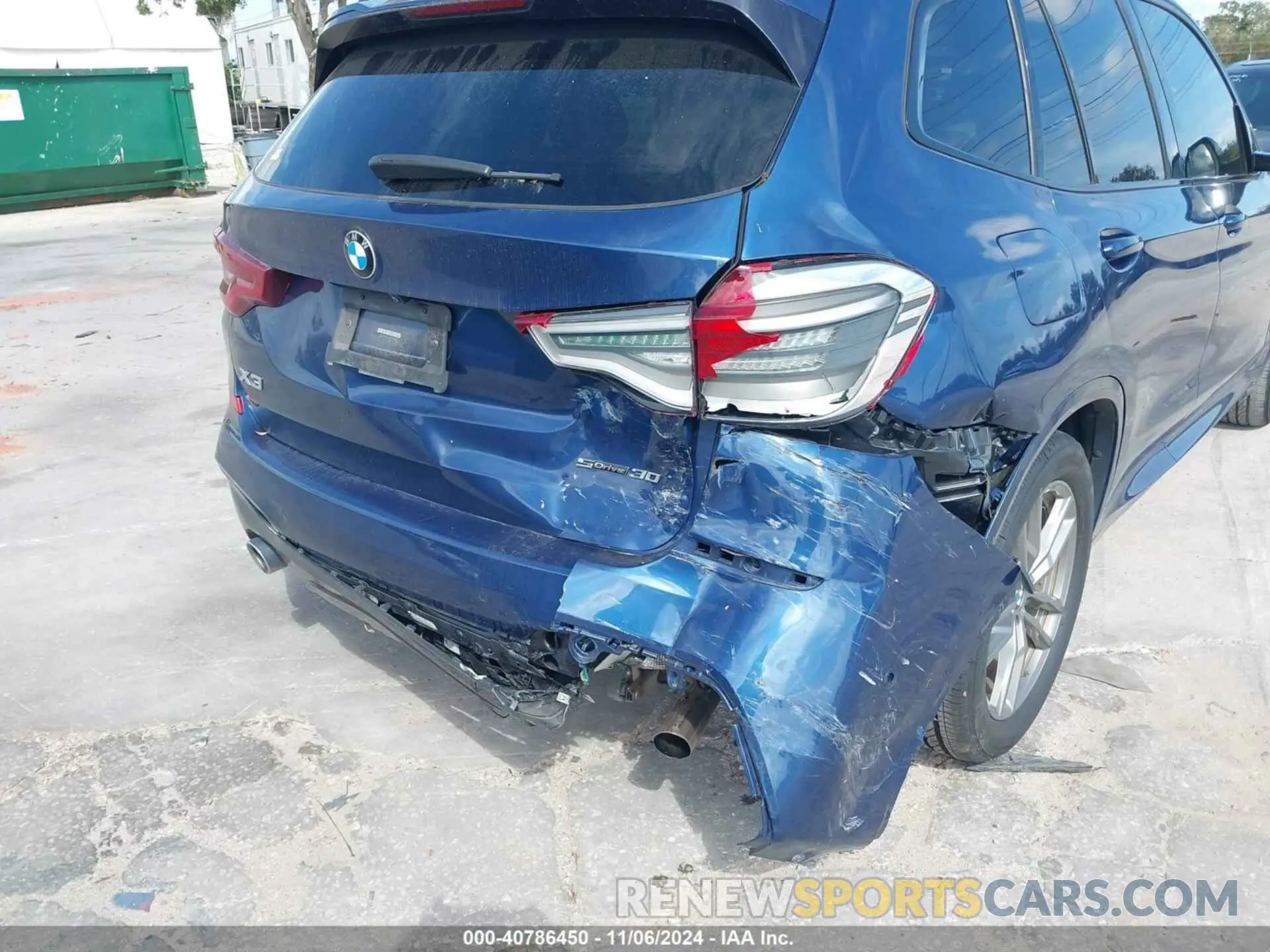 6 Photograph of a damaged car 5UXTY3C05L9C54274 BMW X3 2020