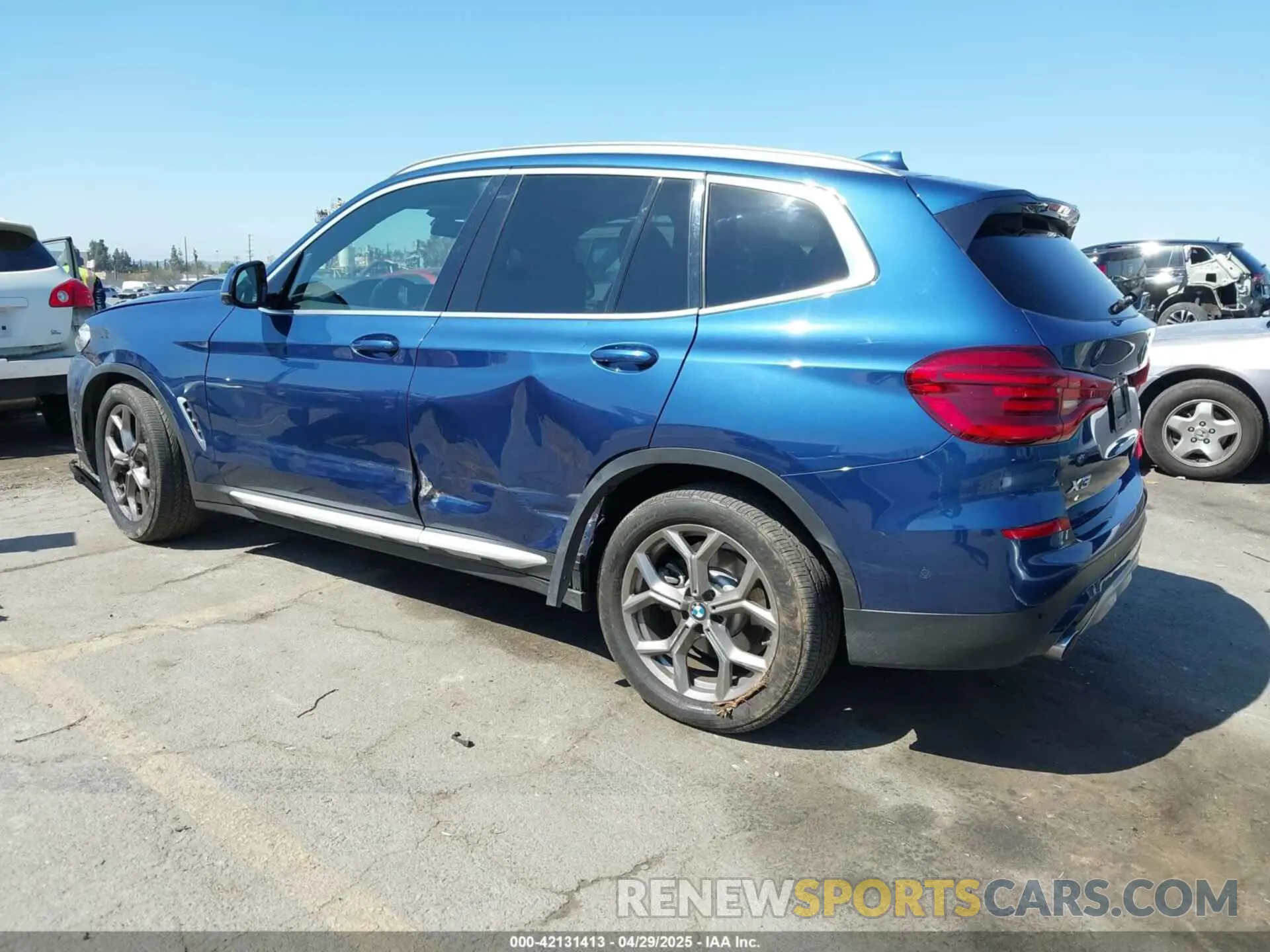 3 Фотография поврежденного автомобиля 5UXTY3C05L9D42497 BMW X3 2020