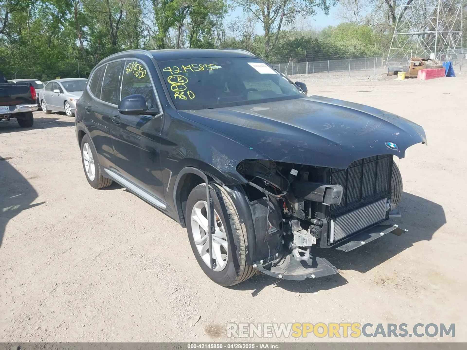 1 Фотография поврежденного автомобиля 5UXTY3C06LLU69498 BMW X3 2020