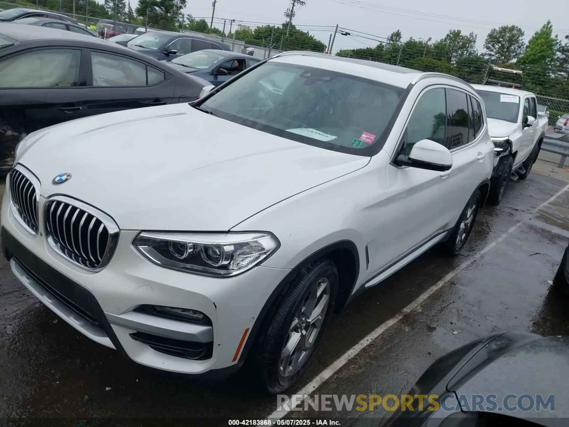 2 Photograph of a damaged car 5UXTY3C07L9B58551 BMW X3 2020