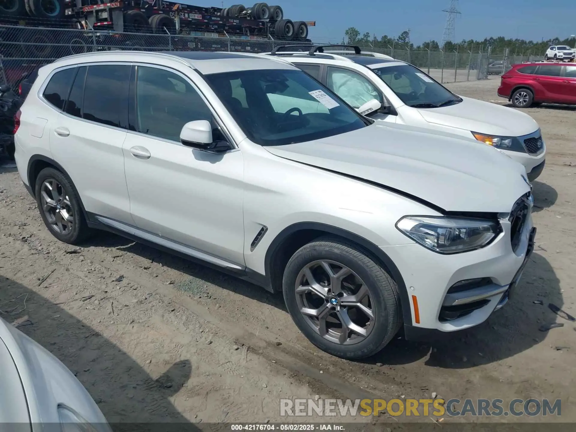 1 Photograph of a damaged car 5UXTY3C07L9D60449 BMW X3 2020