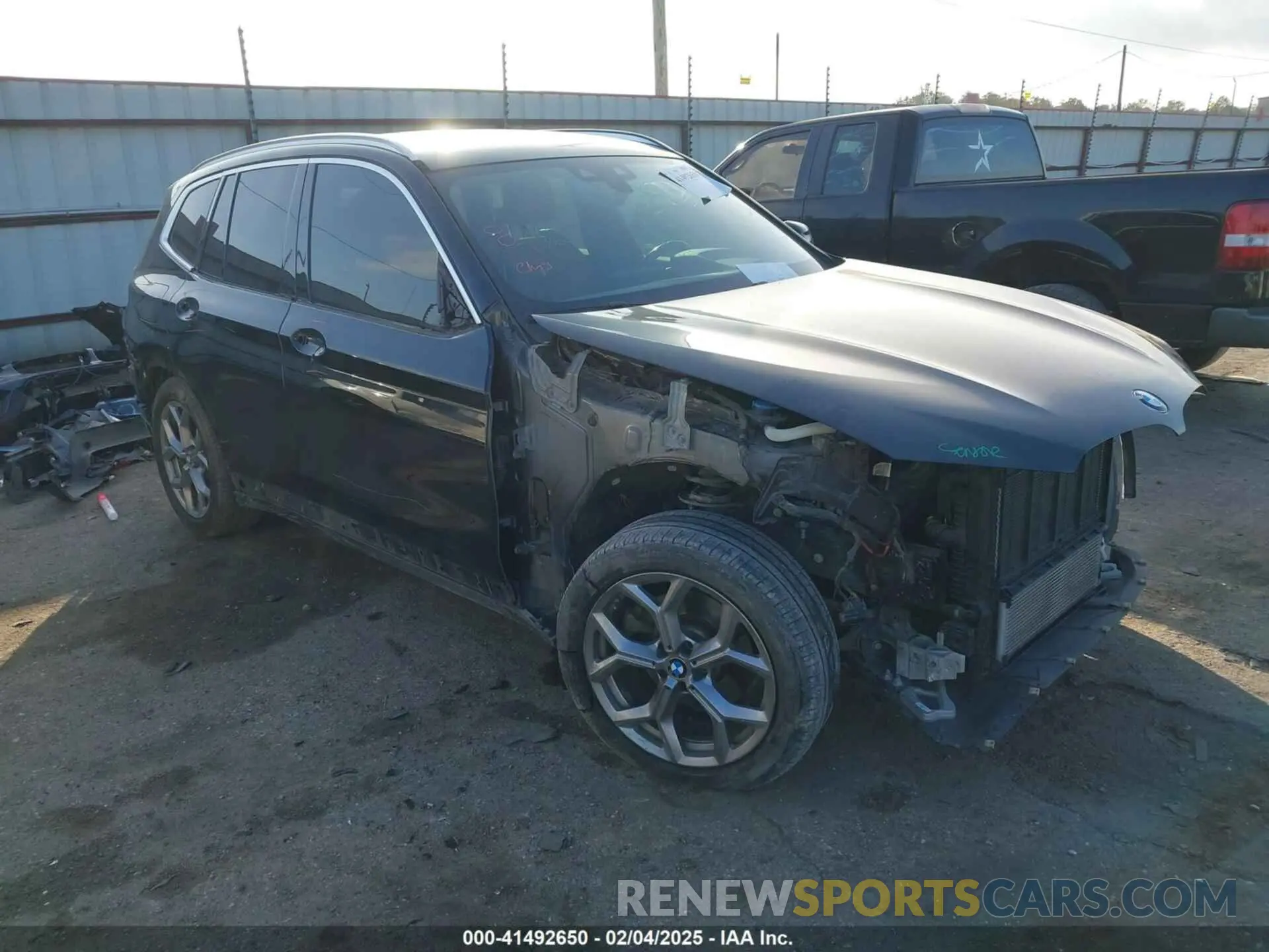 1 Фотография поврежденного автомобиля 5UXTY3C07LLU70420 BMW X3 2020