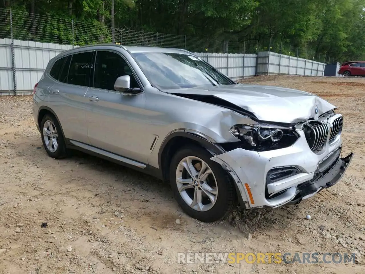 4 Фотография поврежденного автомобиля 5UXTY3C08L9B21993 BMW X3 2020