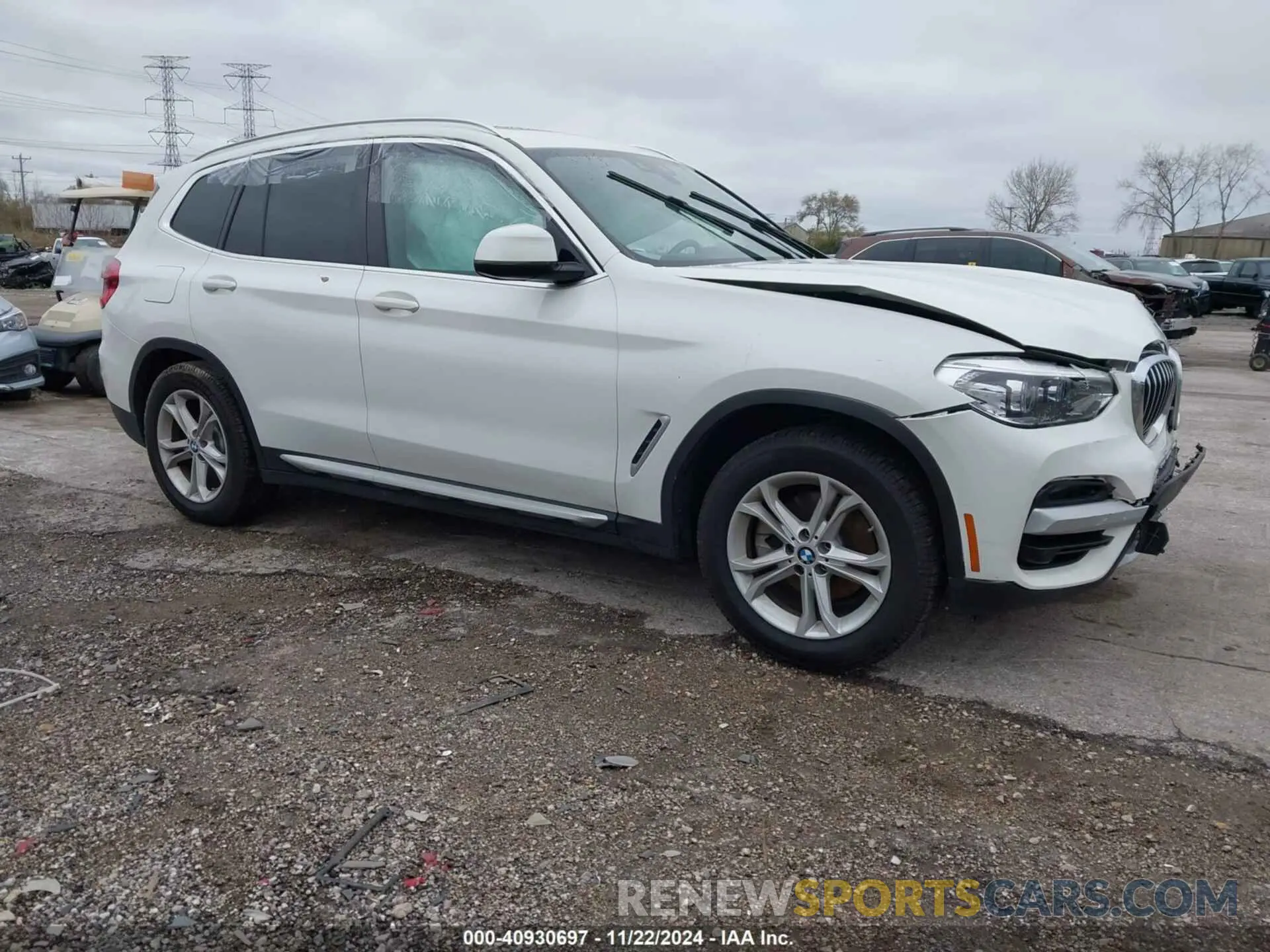 1 Photograph of a damaged car 5UXTY3C09L9B95231 BMW X3 2020