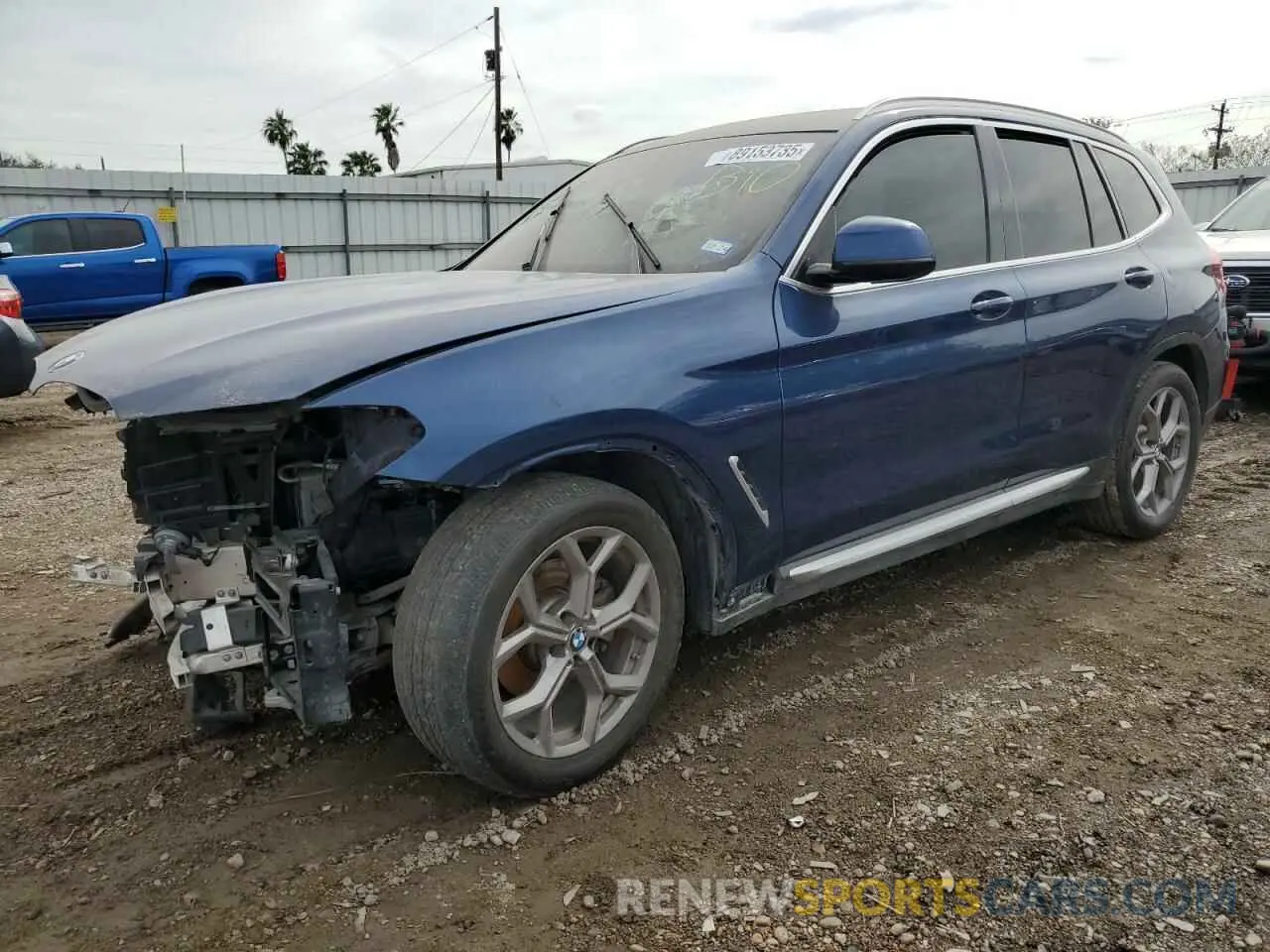 1 Фотография поврежденного автомобиля 5UXTY3C0XL9B08372 BMW X3 2020