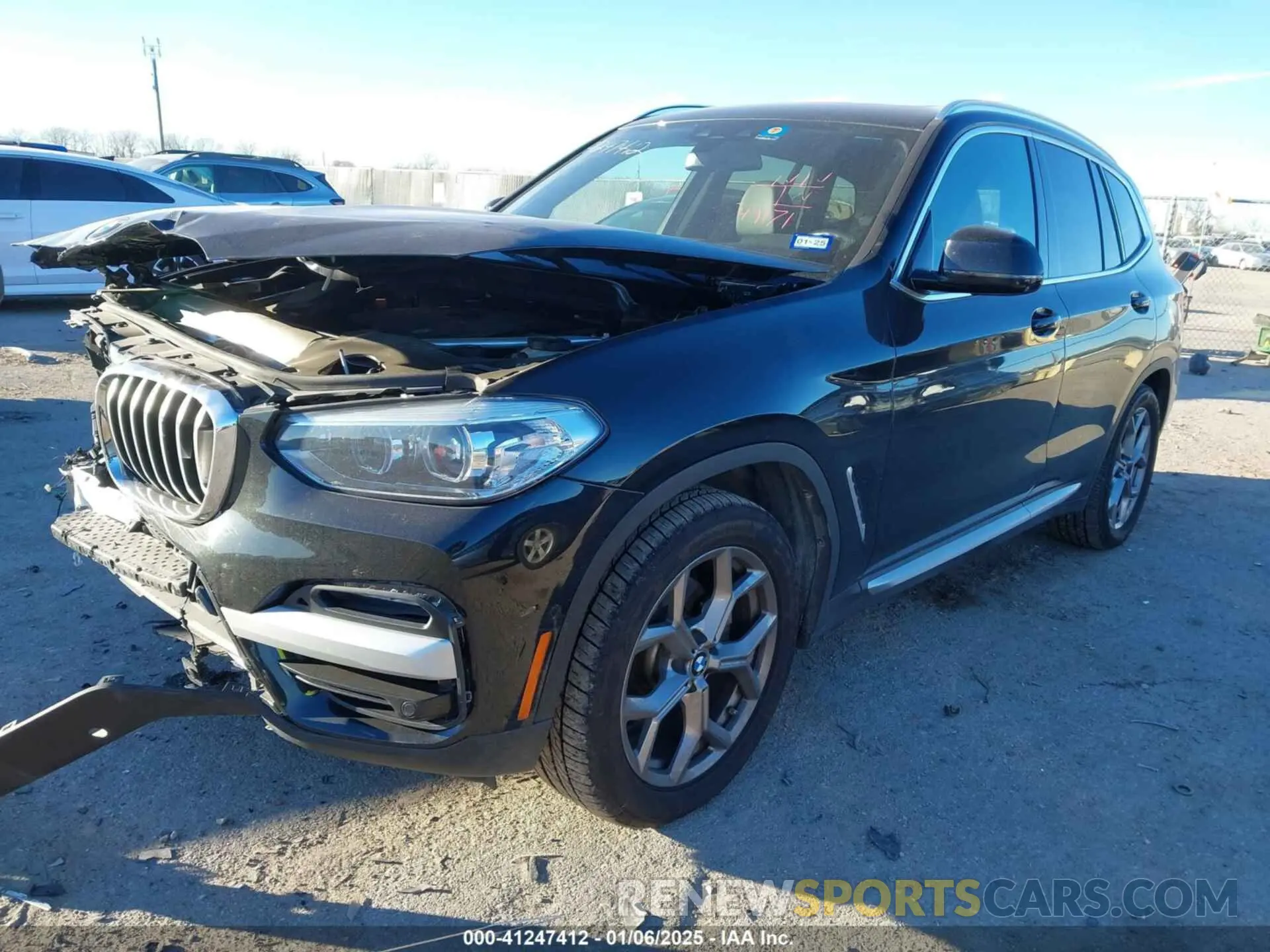 2 Photograph of a damaged car 5UXTY3C0XL9B25530 BMW X3 2020