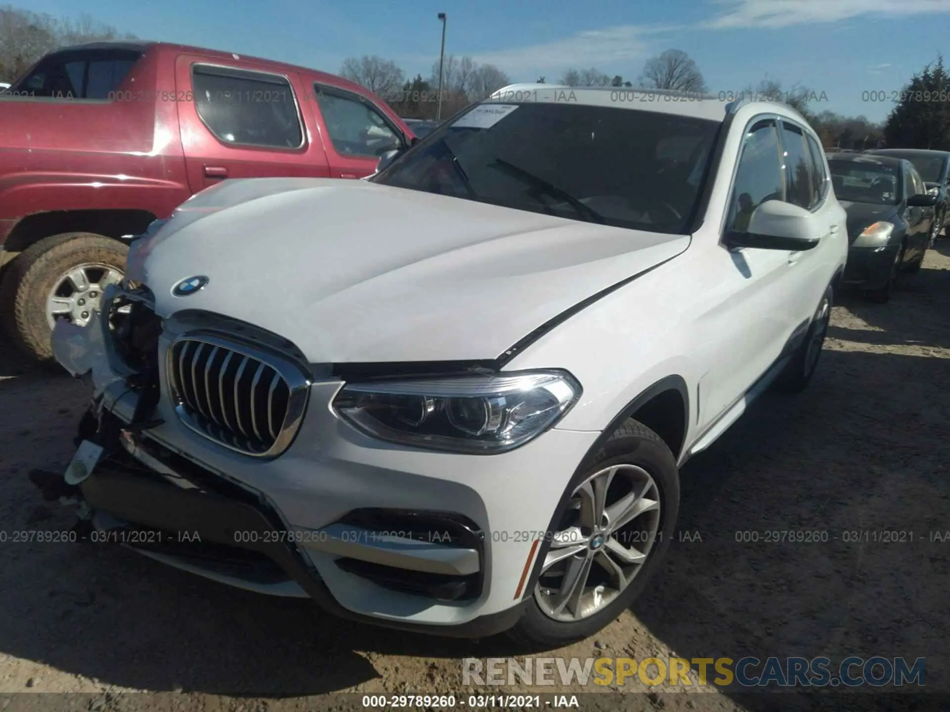 2 Photograph of a damaged car 5UXTY3C0XL9C69725 BMW X3 2020