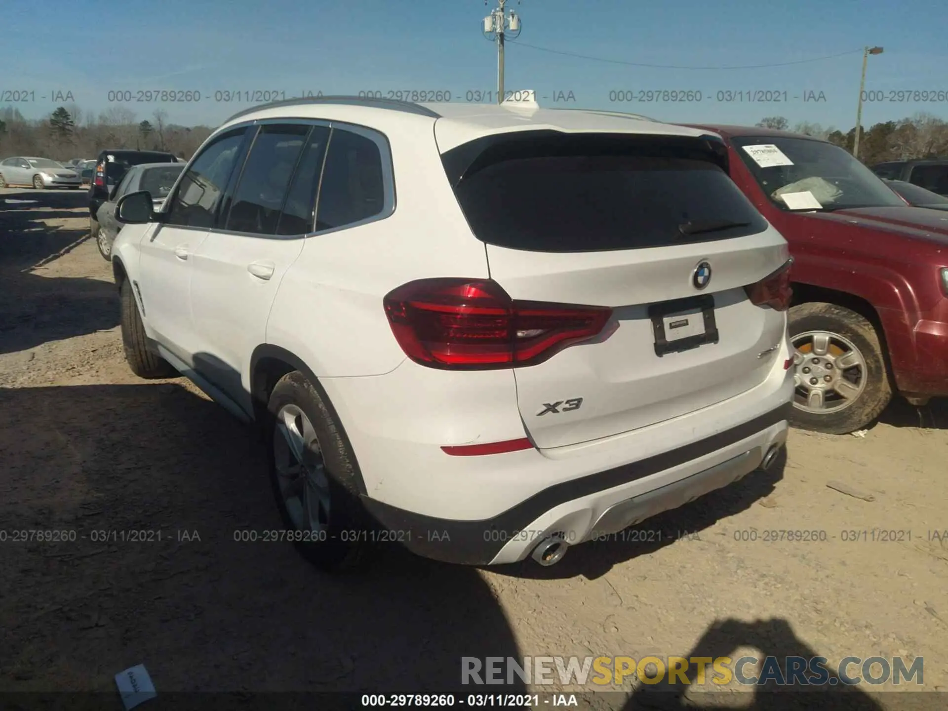 3 Photograph of a damaged car 5UXTY3C0XL9C69725 BMW X3 2020