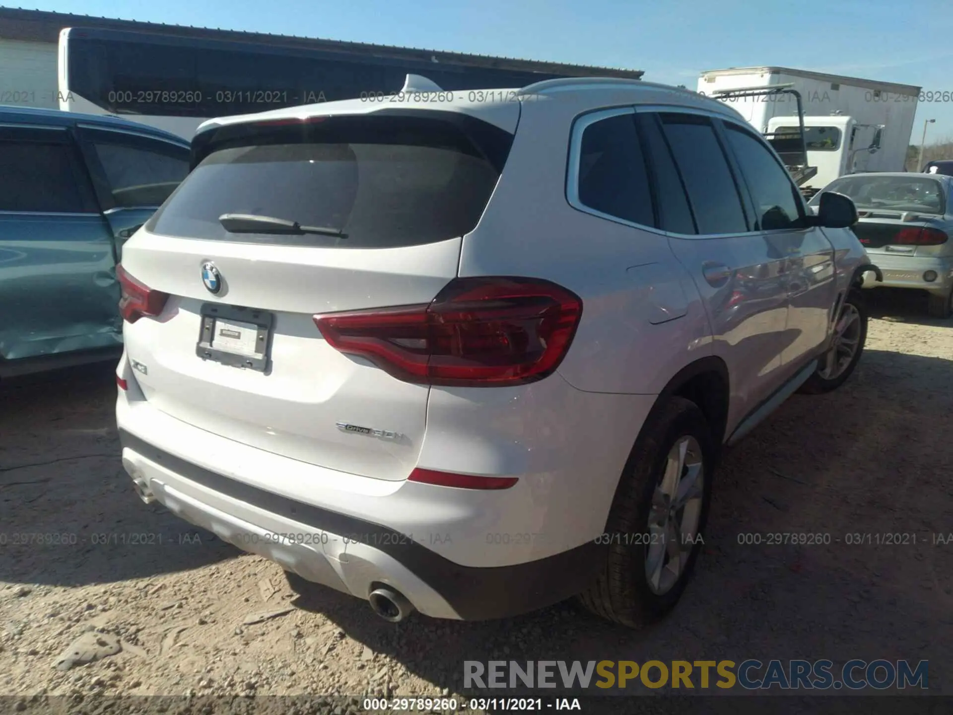 4 Photograph of a damaged car 5UXTY3C0XL9C69725 BMW X3 2020