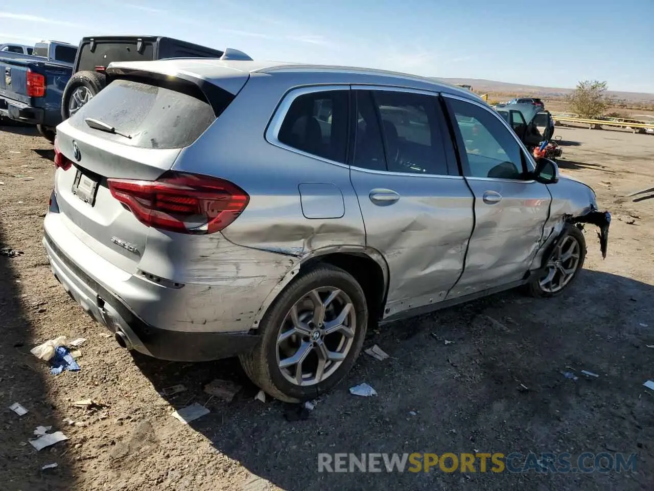 3 Фотография поврежденного автомобиля 5UXTY3C0XLLU70914 BMW X3 2020