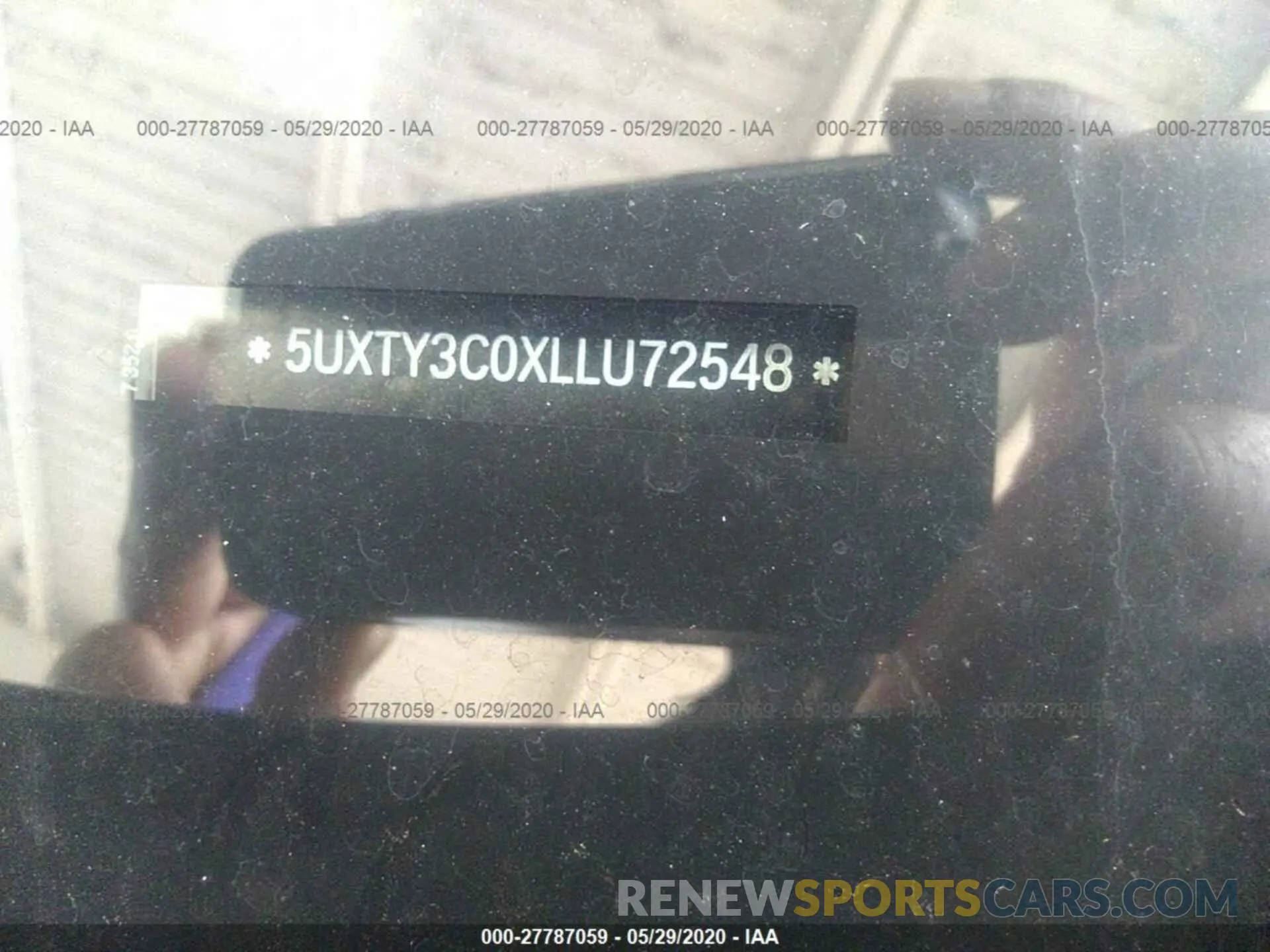 9 Photograph of a damaged car 5UXTY3C0XLLU72548 BMW X3 2020