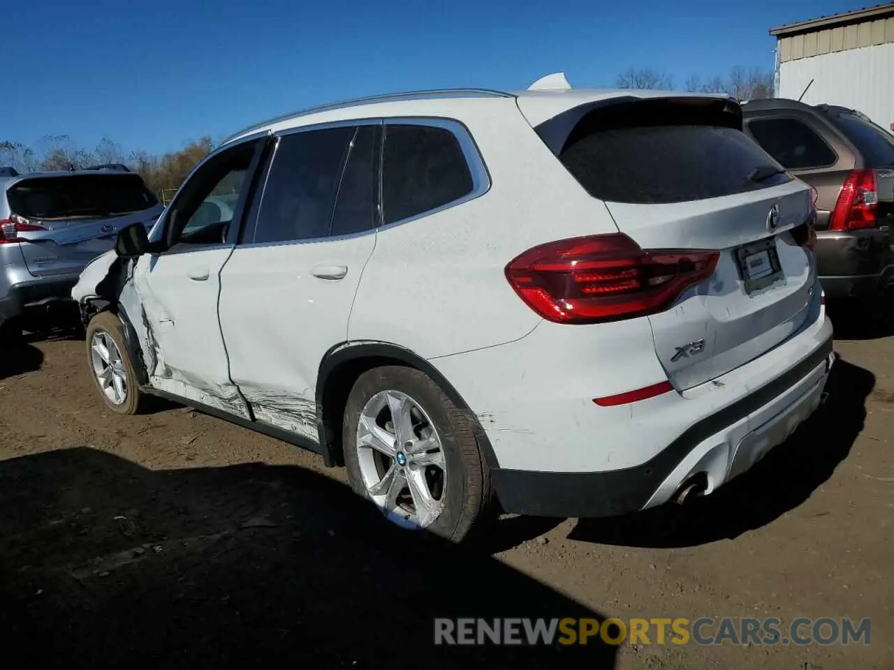 2 Photograph of a damaged car 5UXTY5C01L9B89693 BMW X3 2020