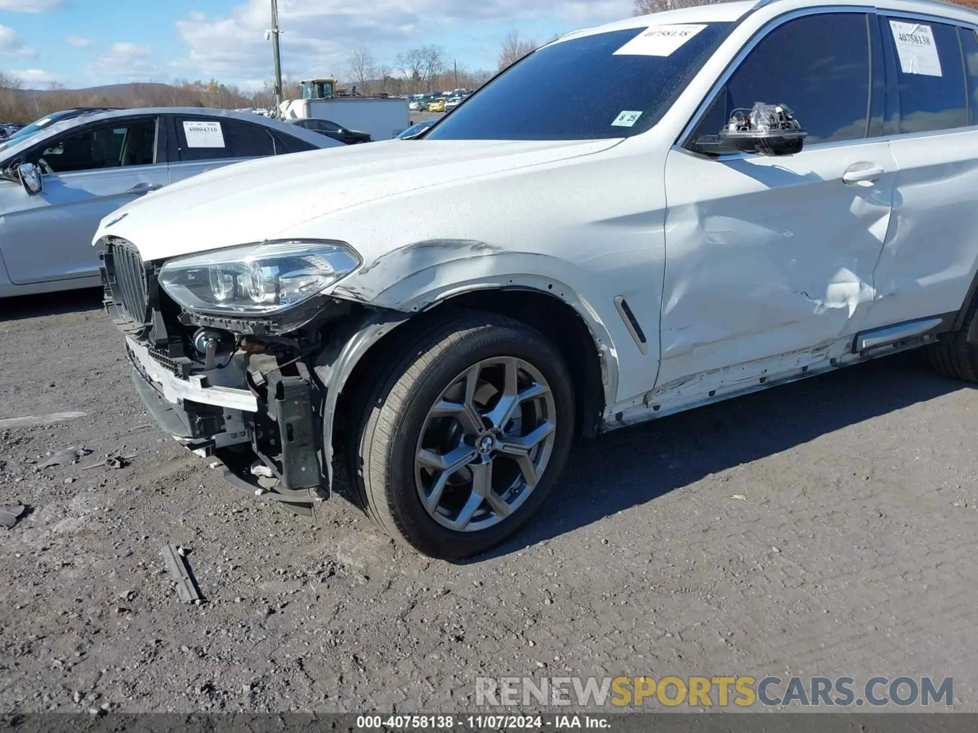 6 Фотография поврежденного автомобиля 5UXTY5C01L9D68395 BMW X3 2020