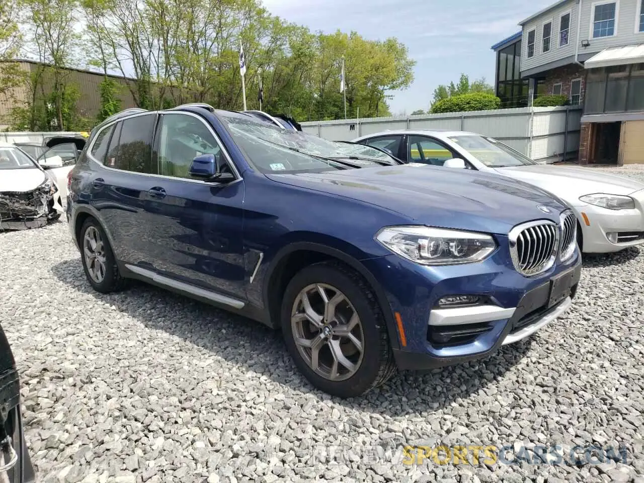 4 Фотография поврежденного автомобиля 5UXTY5C02L9B77570 BMW X3 2020