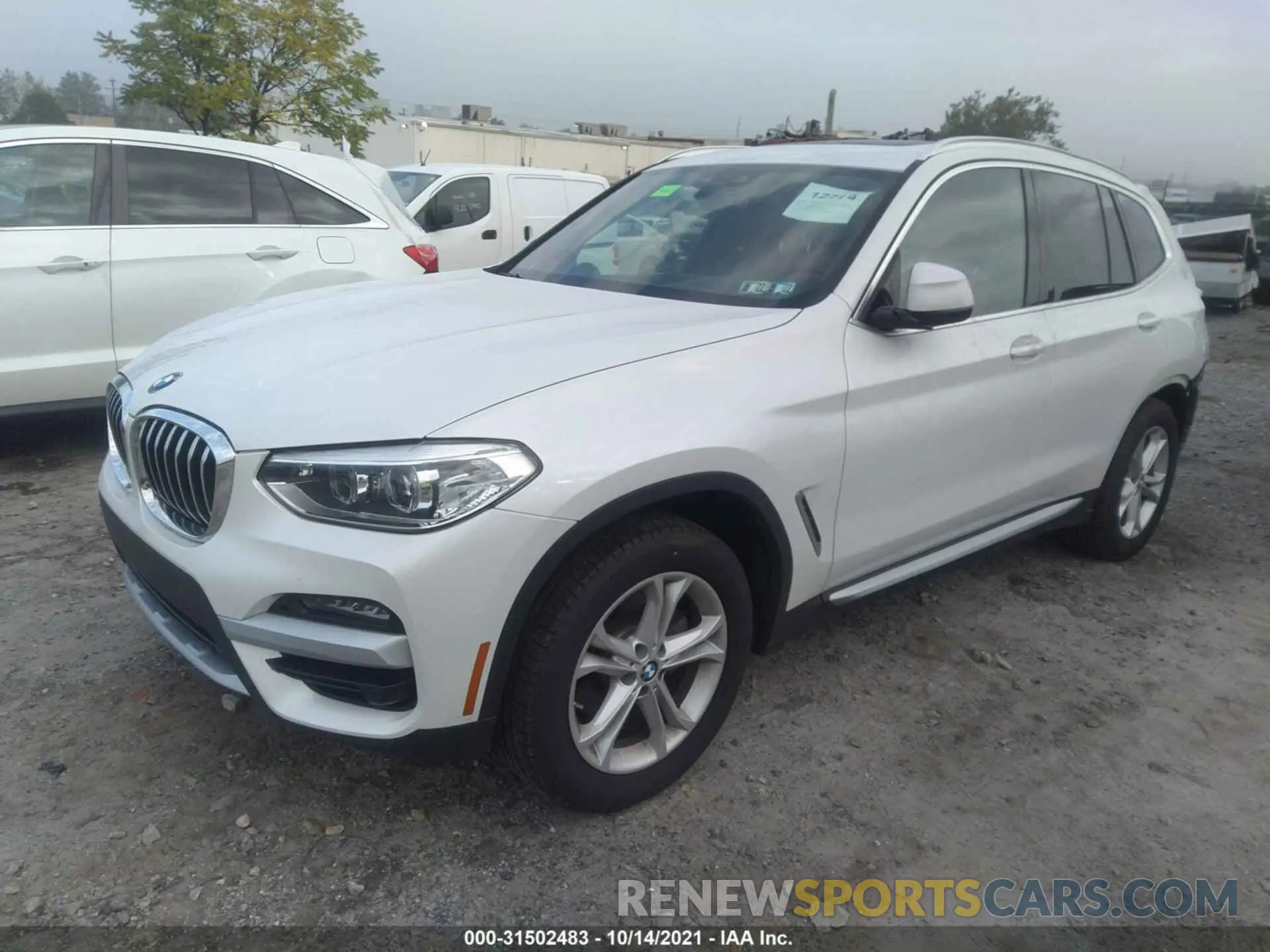 2 Фотография поврежденного автомобиля 5UXTY5C02L9C28887 BMW X3 2020