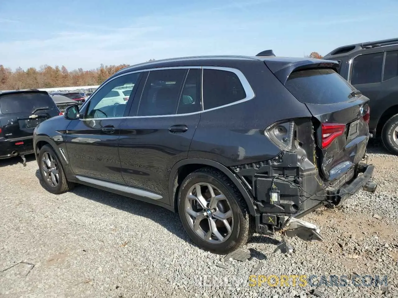 2 Фотография поврежденного автомобиля 5UXTY5C02LLT35230 BMW X3 2020