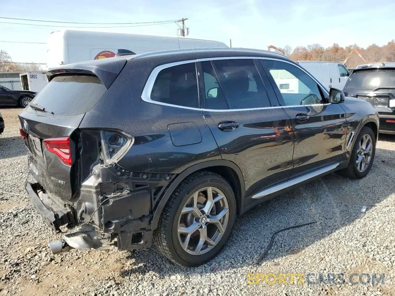 3 Фотография поврежденного автомобиля 5UXTY5C02LLT35230 BMW X3 2020