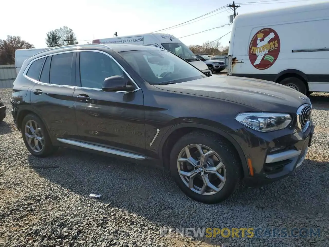 4 Фотография поврежденного автомобиля 5UXTY5C02LLT35230 BMW X3 2020