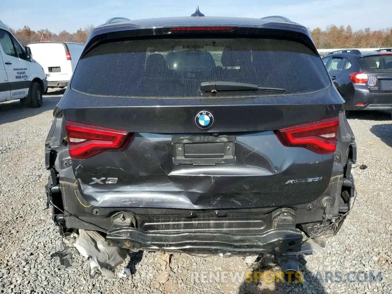 6 Фотография поврежденного автомобиля 5UXTY5C02LLT35230 BMW X3 2020