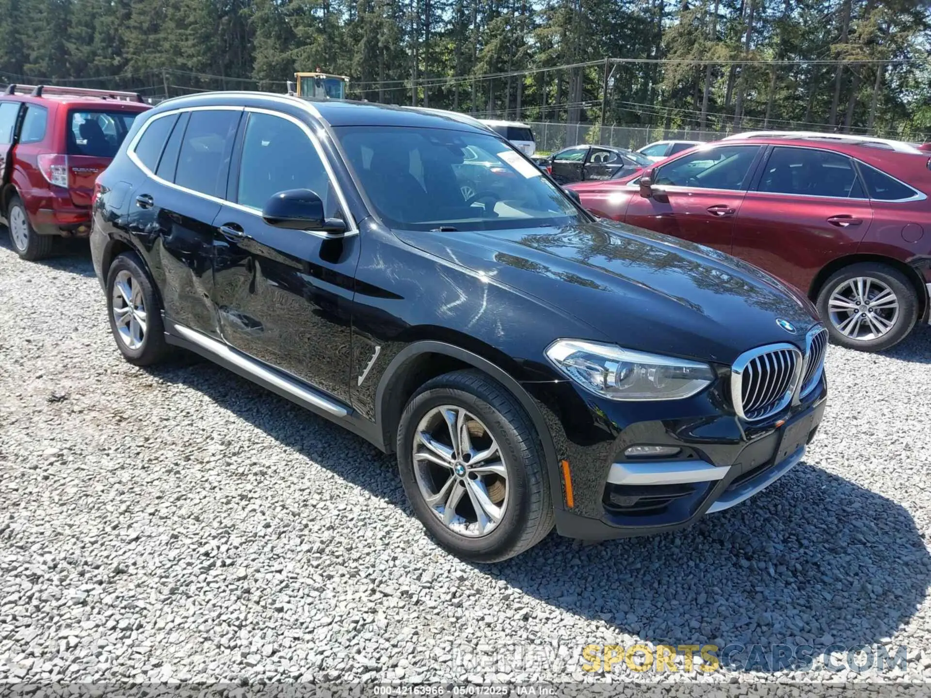 1 Photograph of a damaged car 5UXTY5C02LLT36913 BMW X3 2020