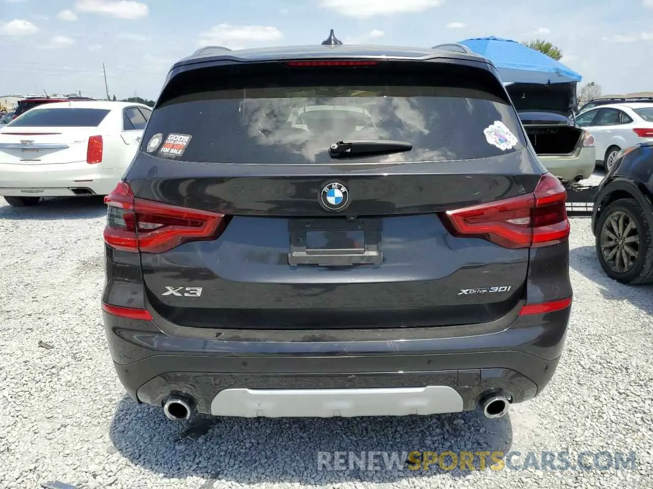 6 Фотография поврежденного автомобиля 5UXTY5C03LLT37004 BMW X3 2020