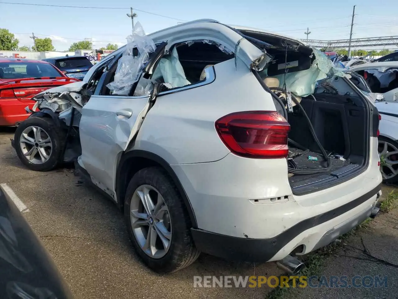 2 Photograph of a damaged car 5UXTY5C04L9B04359 BMW X3 2020